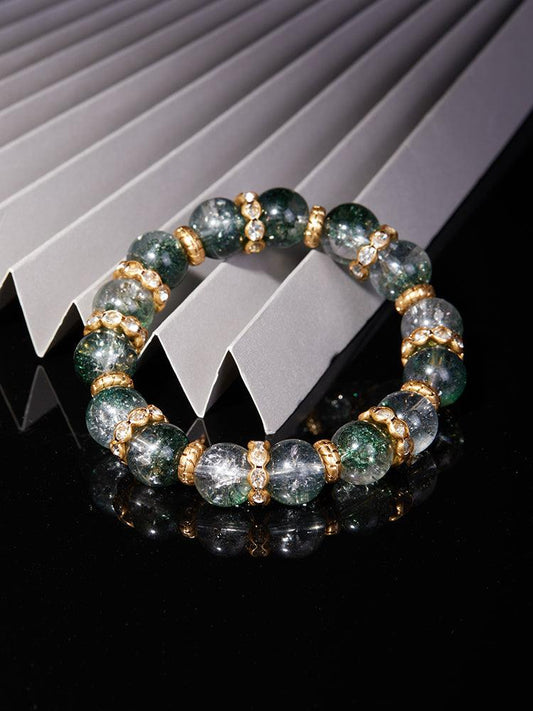 Green Wave Energy Bracelet: Harness the Power of Wood for a Healthy Lifestyle - Homurai Jewelry
