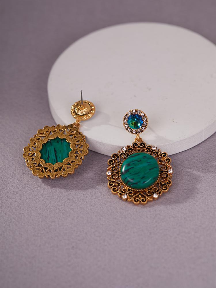 Emerald Forest Earrings (Wealth, Networking, New Beginnings)