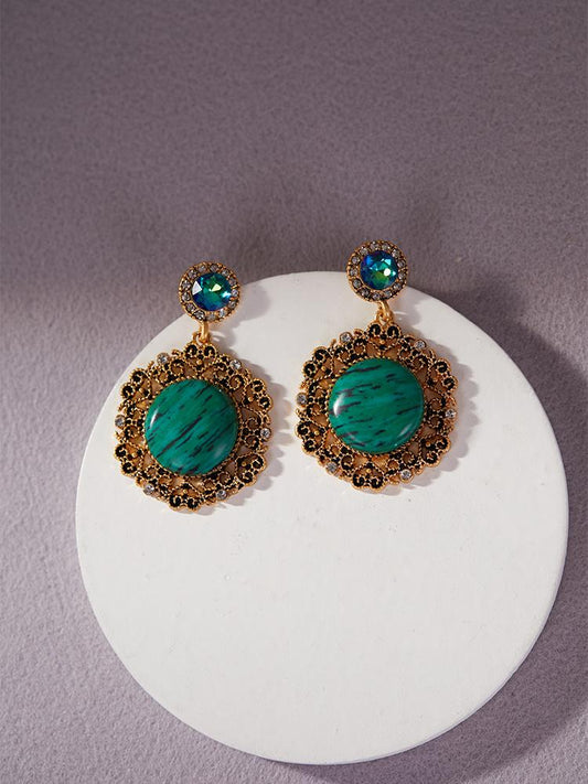 Emerald Forest Earrings (Wealth, Networking, New Beginnings)